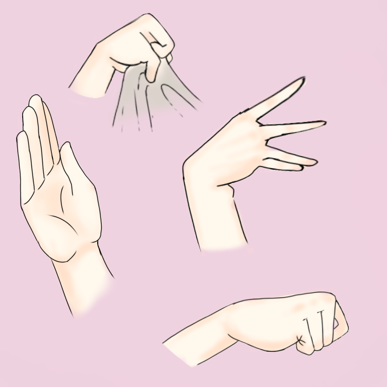 How to draw hands ibisPaint