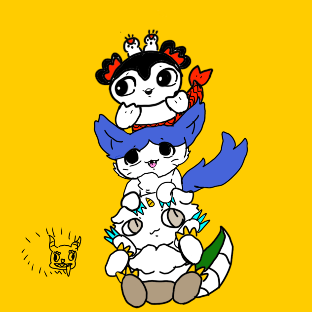 キメラ4人(匹)