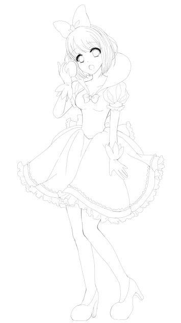 🍎Snow White🍏(線画)