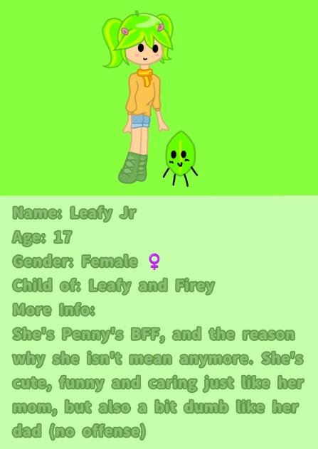 Meet Leafy Jr!(BPAF AU)