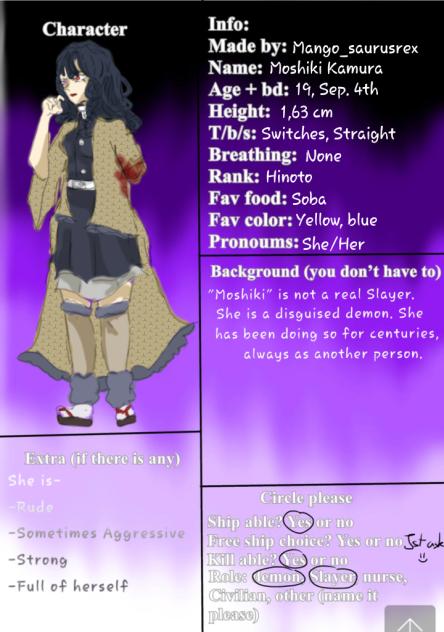 Teajun34's character sheet🥭