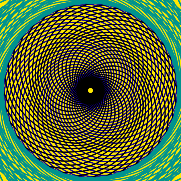 look at the yellow dot