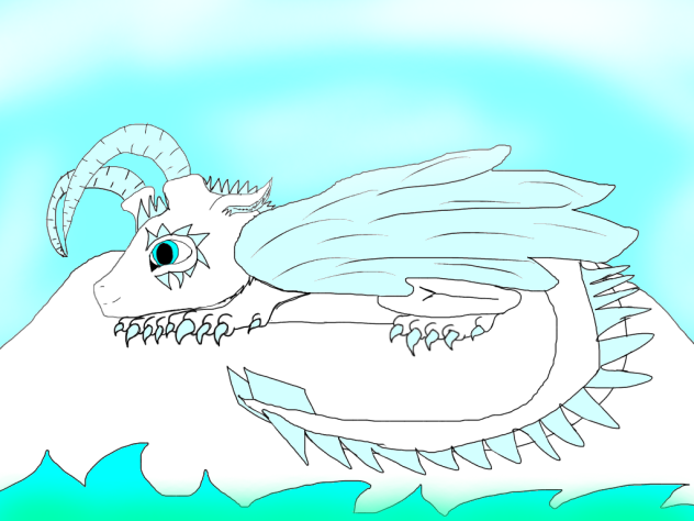 ice dragon speed paint - ibisPaint