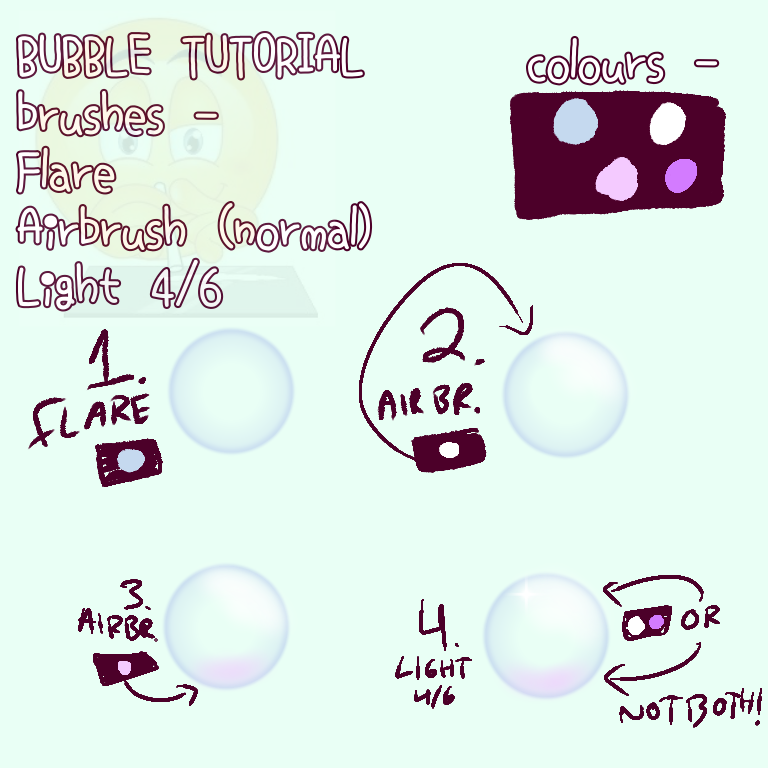 simlple bubble tutorial - ibisPaint