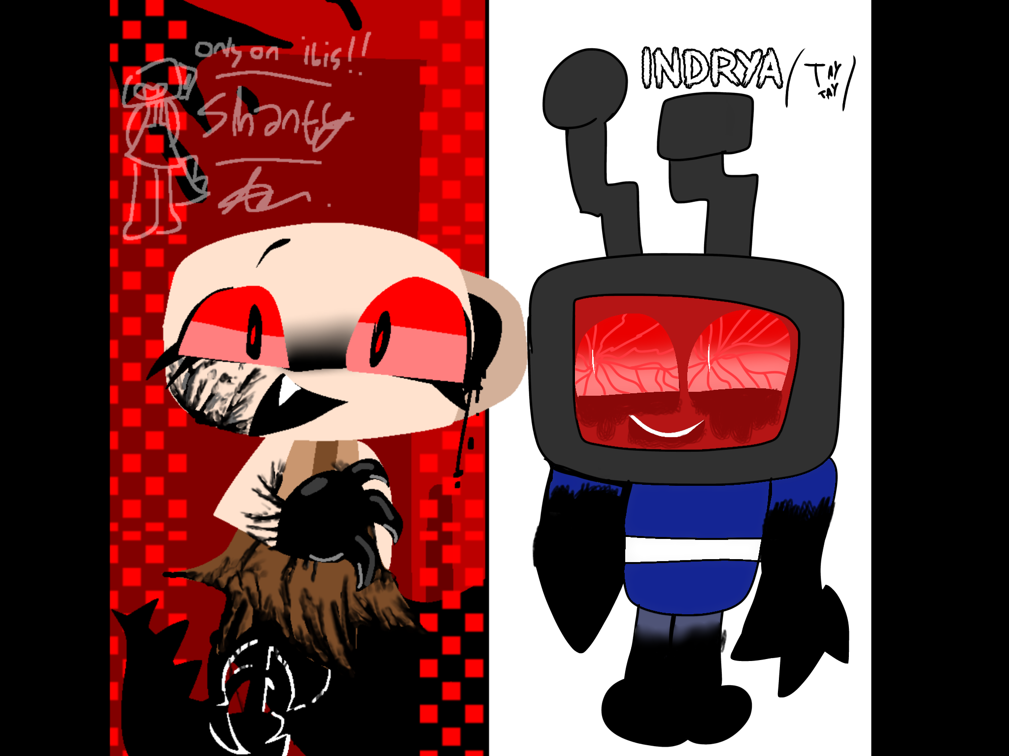 Dandy’s world twisted collab - ibisPaint
