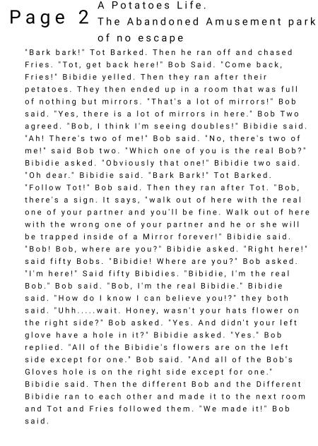 A Potatoes Life. Page 2