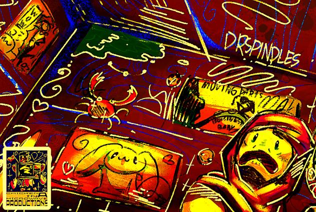 HER MIND ADORNS HER WALLS