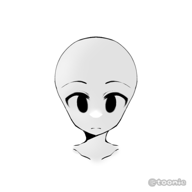 I tried animating again (blinking test)