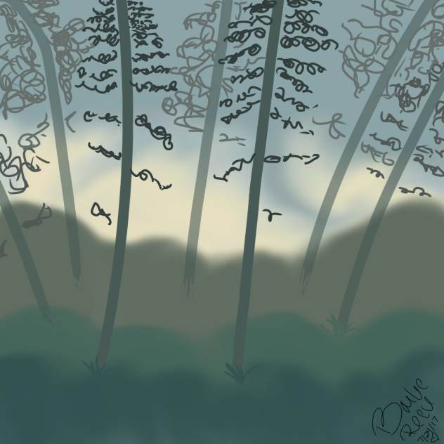 Forbidden Forest - ibisPaint