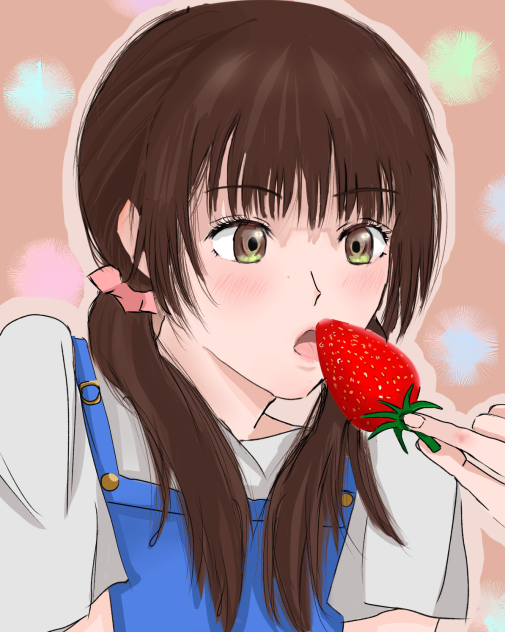 あーん🍓