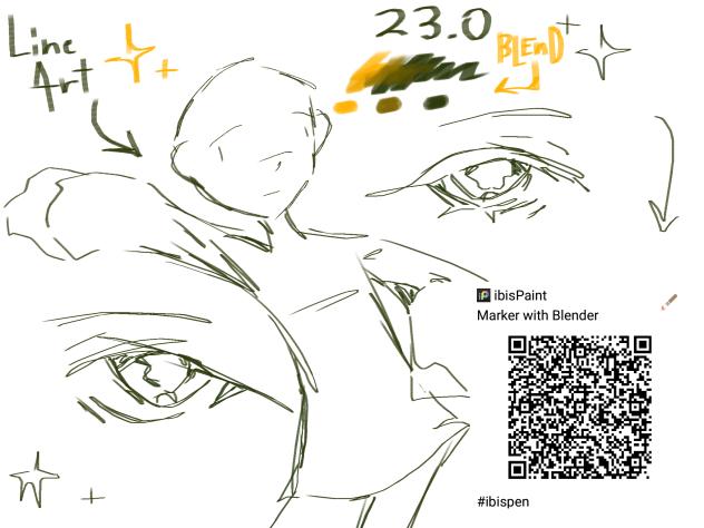 Sketch + Blend Lineart Brush