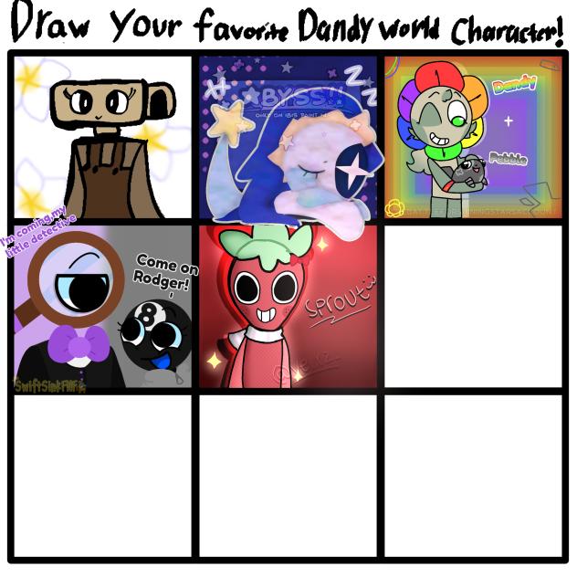 FAV DANDY WORLD CHARACTER COLLAB‼️‼️