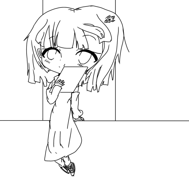 スケッチブック 線画