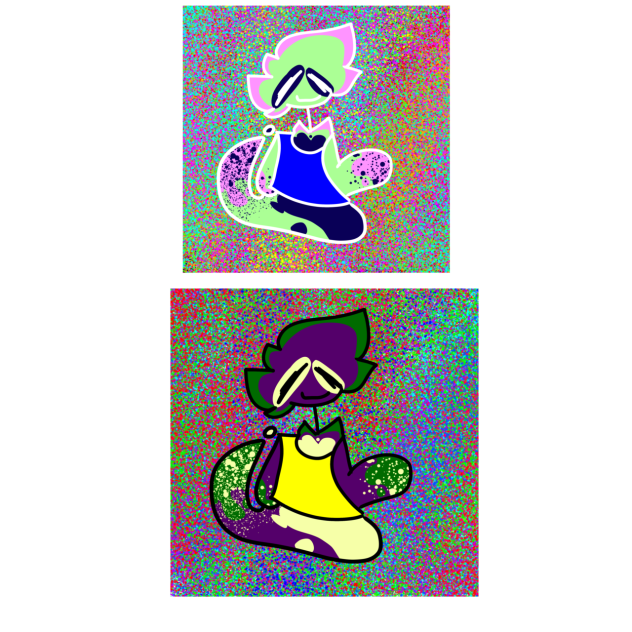 I tried drawing with the invert color.