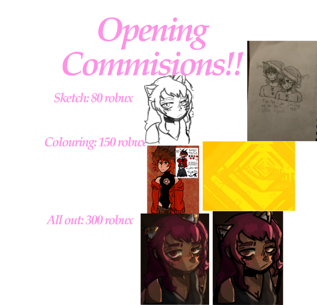 Commissions information for u ❤️