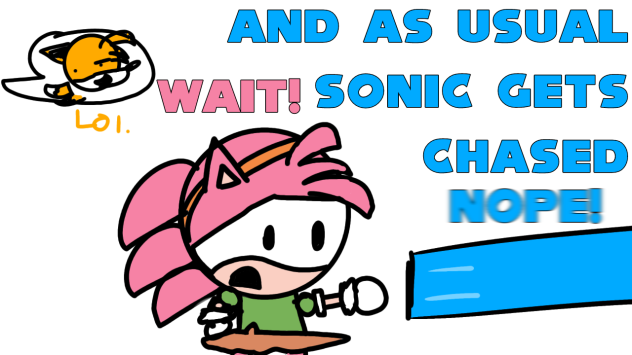 sonic EVADES amy