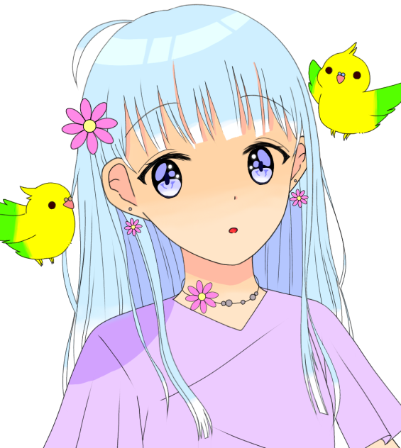 ねず美さんの線画塗った！