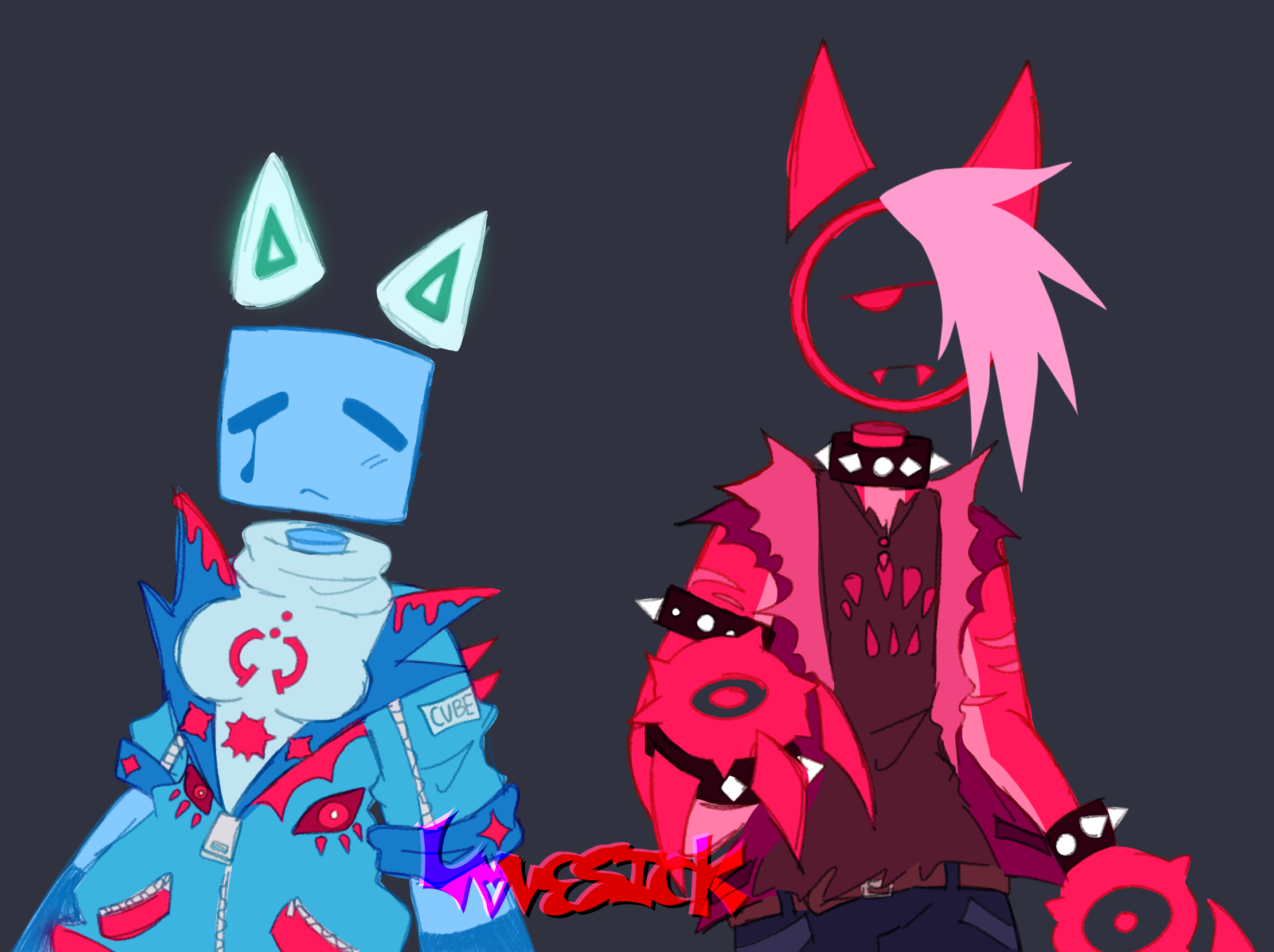 Big Cube and Blixer ☆ - ibisPaint