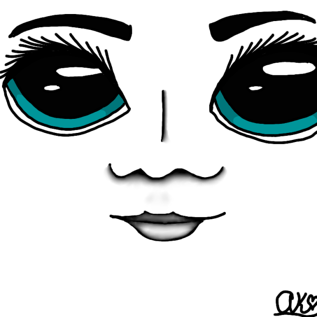 random face