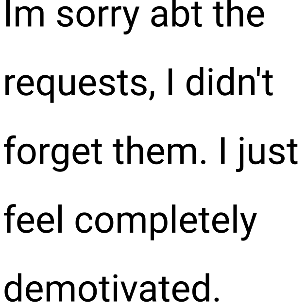 And I feel empty