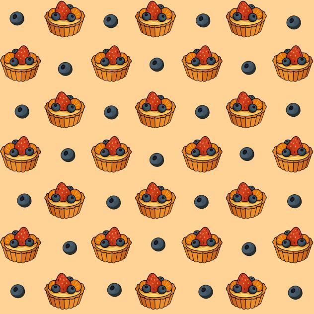 Fruit biscuit cake background 2