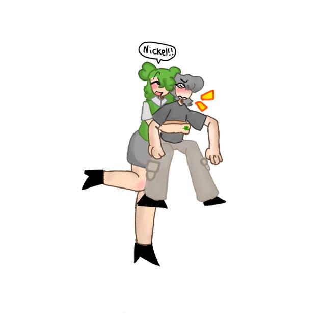 Day 2 of rarepair art - “Nickel!”