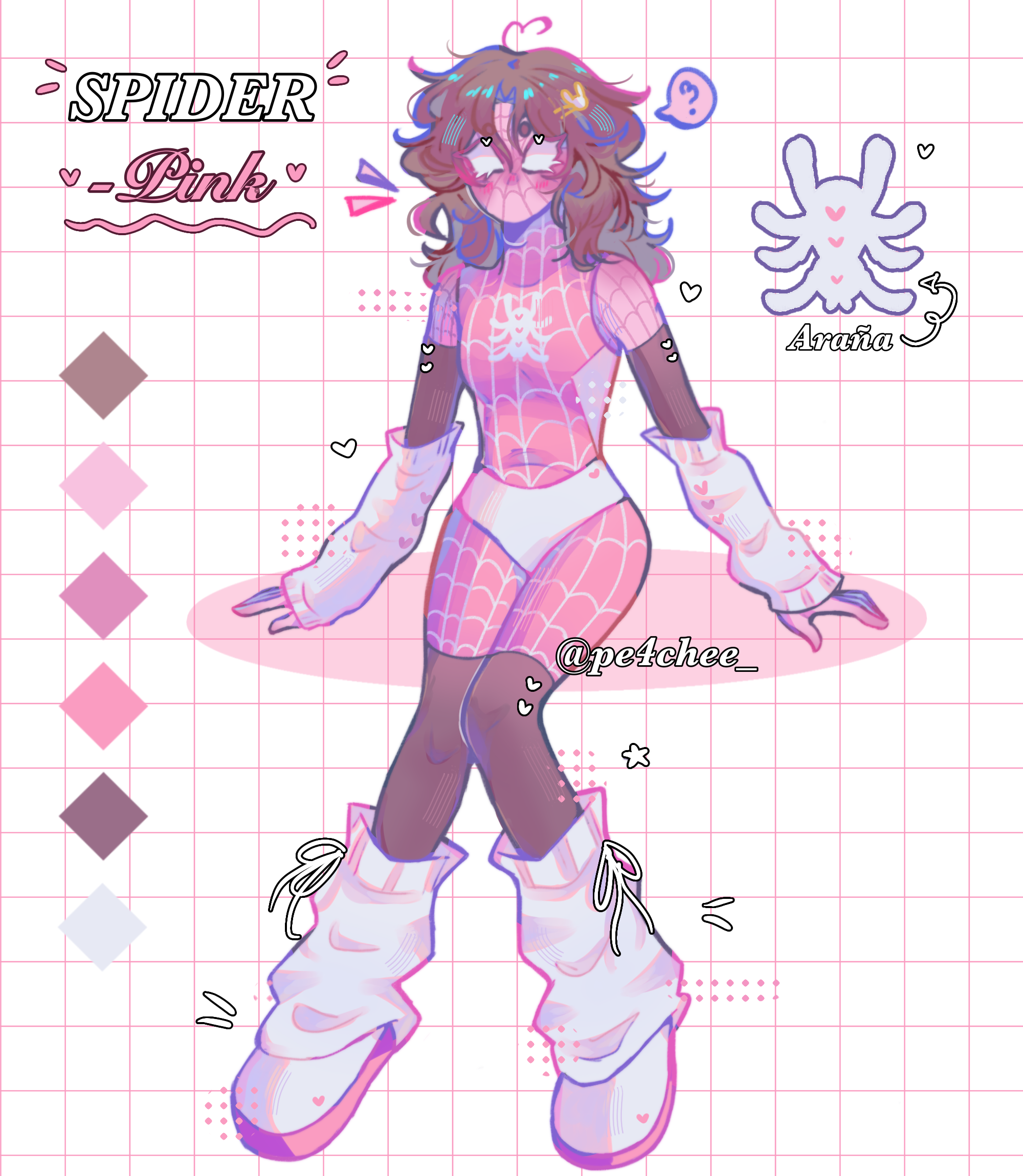 Spider-Pink Spidersona - ibisPaint