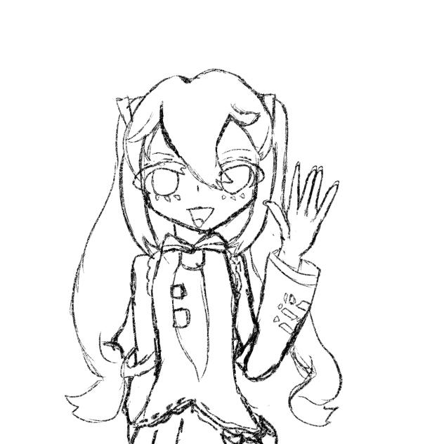 MIKU LINEART