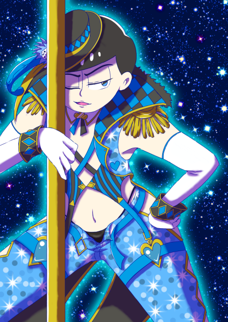 カラ松 おそ松さん マルチクロス カッとなってミッドナイト 夏の天敵ver. カラ