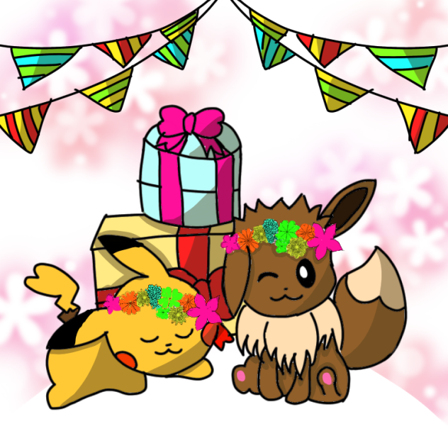 初めてのポケモン描いてみた❗️