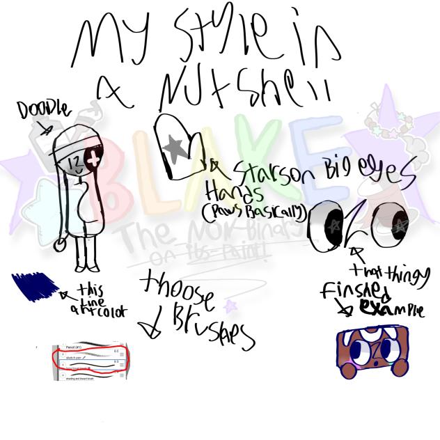 my art style in a nutshell