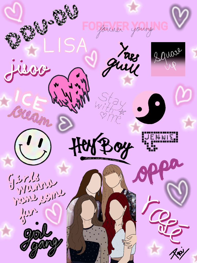 blackpink sticker board ibisPaint