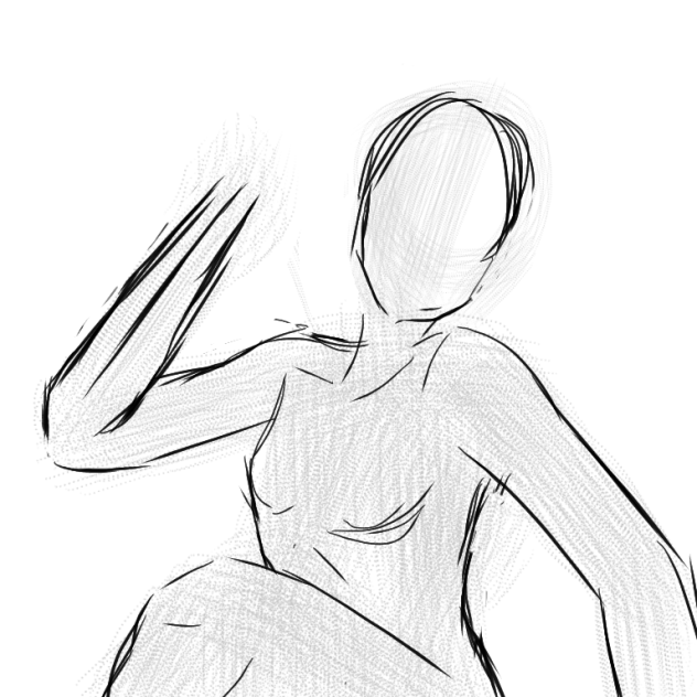 boceto chica - ibisPaint