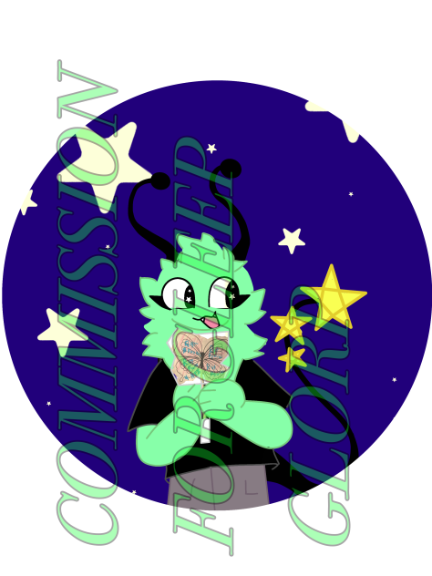 Pookie’s (gleep glorp) pfp commission