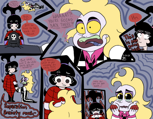 Beetlejuice + SpongeBob meme comic