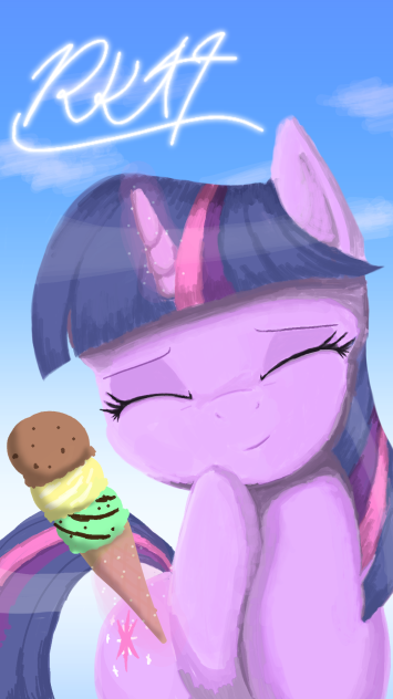 [MLP] twilight & ICECREAM