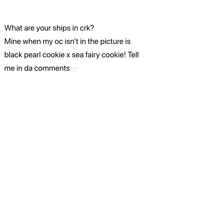 Crk ships that you like