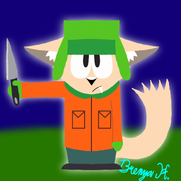Kyle With A Knife