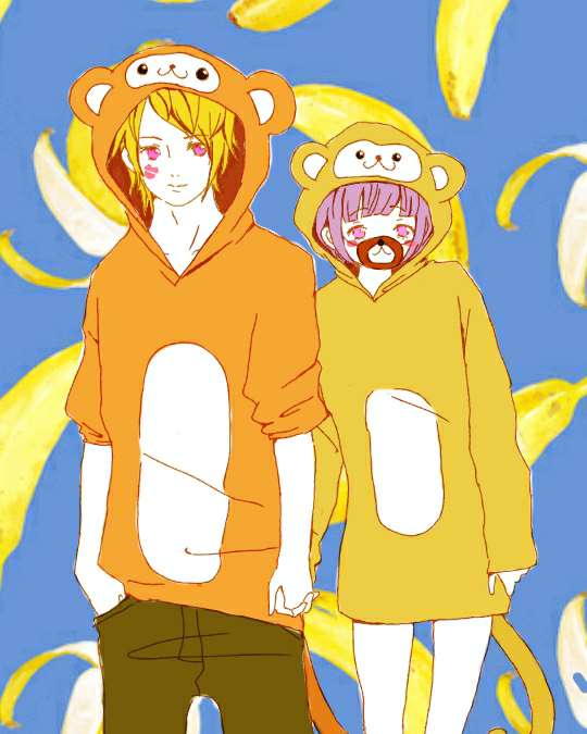 流行りの絵柄に挑戦した結果の絵 Ibispaint