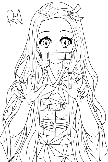 paint nezuko!