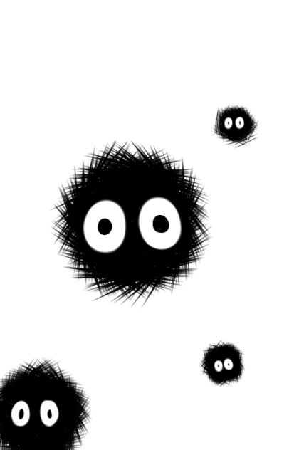 まっくろくろすけ Ibispaint