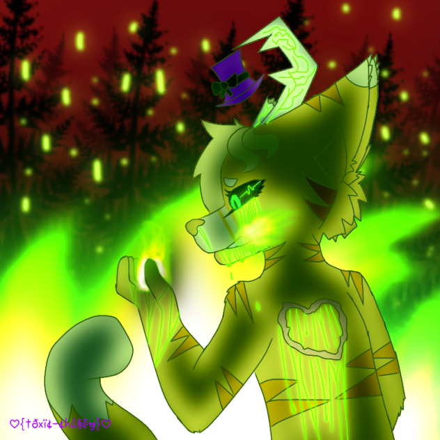 the fire