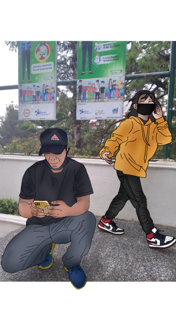 Drawing my dad and my lil bro