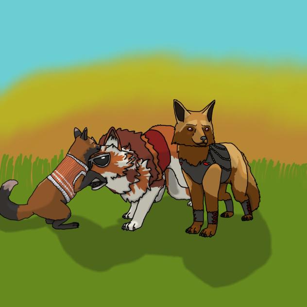 CocaCola and his two sons, Mug and Fanta