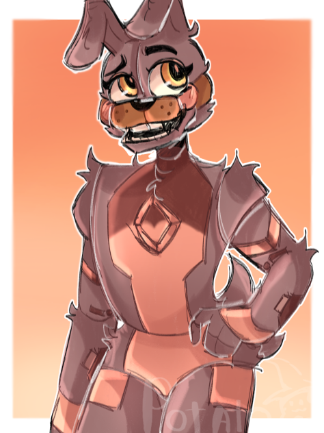 LeenDaShortie’s fnaf OC(doodle)