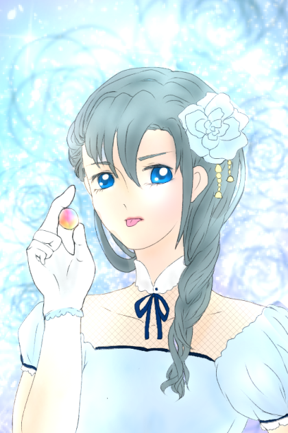 alisu様の線画を塗らせていただきました！