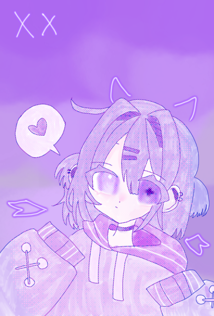 こままる様とラフ交換！【完成】