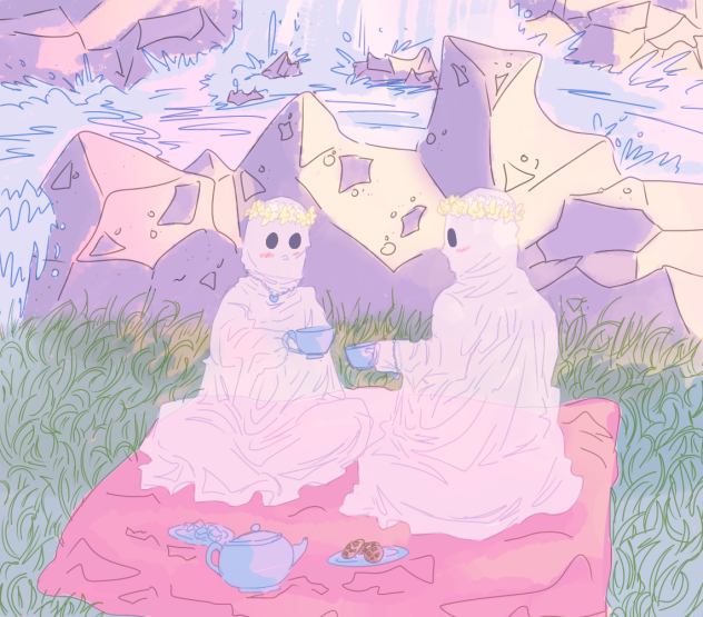 Ghost tea party