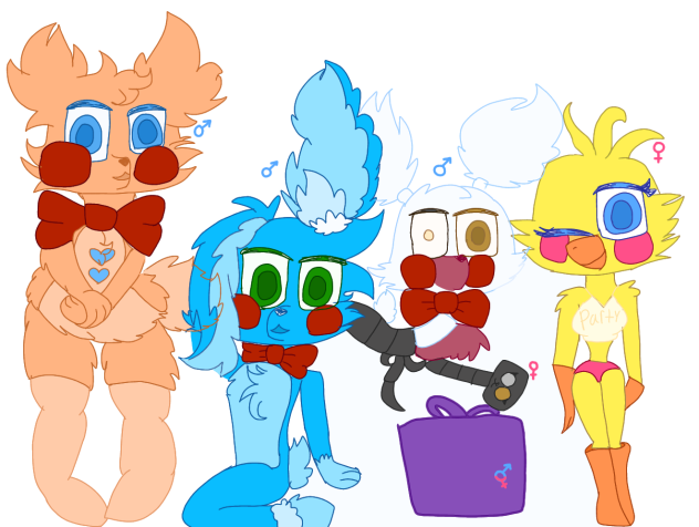 FNaF 2 confirmed genders
