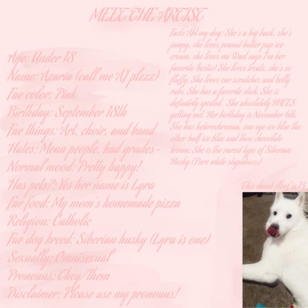 ★MEET THE ARTIST★